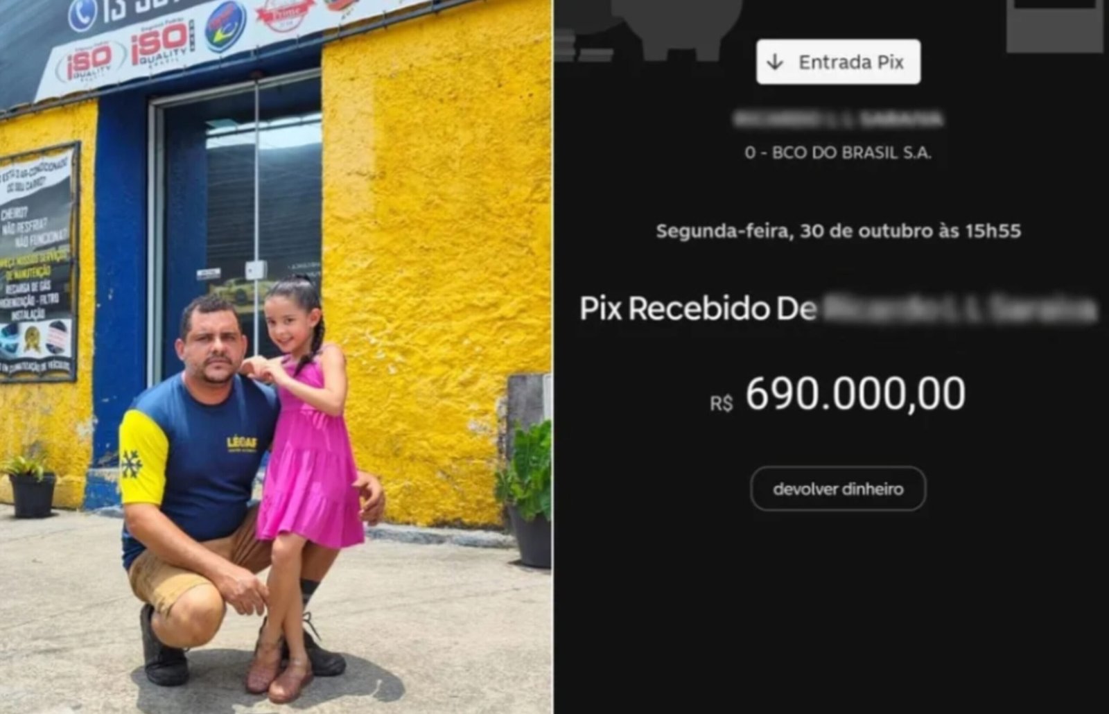 Empresário que devolveu R$ 690 mil de PIX errado sonha com casa própria