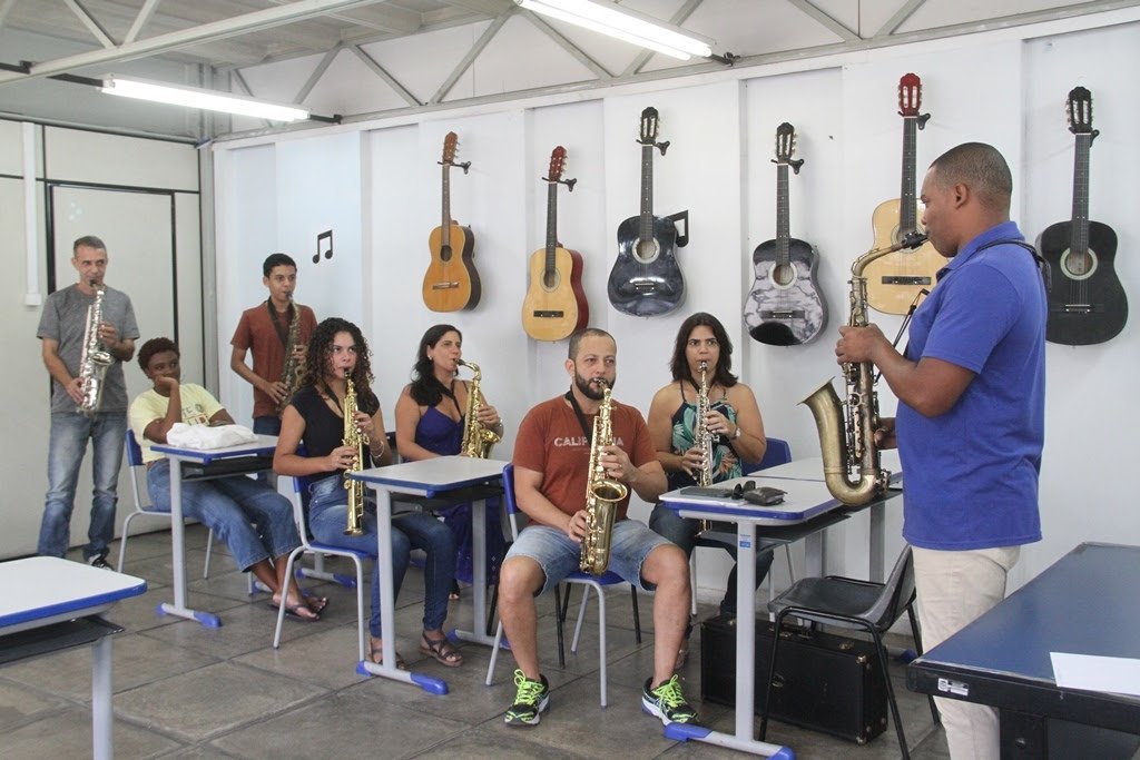 Ciug tem quase 300 matriculados nas oficinas de música