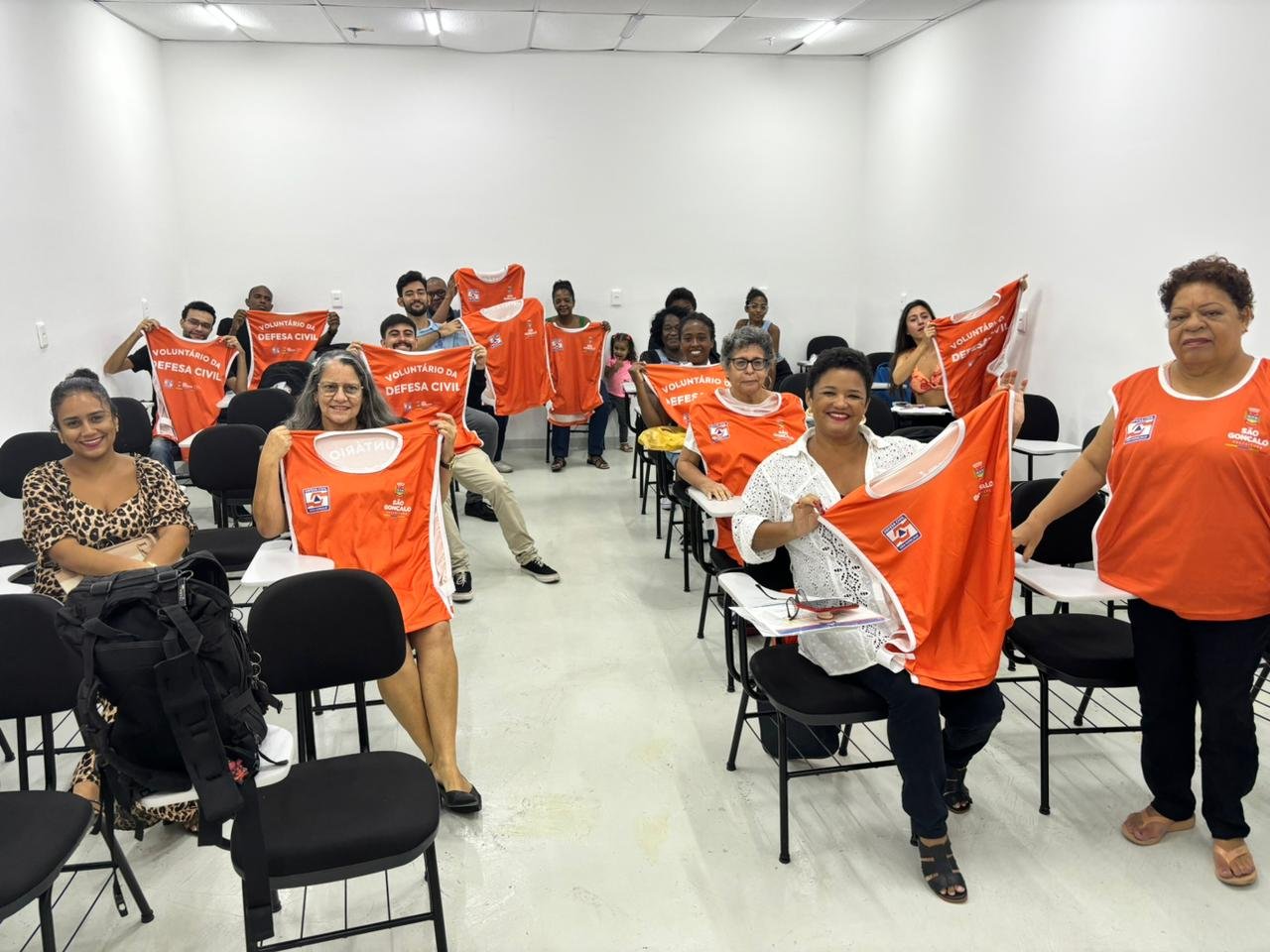 Defesa Civil gonçalense abre nova turma do Curso de Voluntários
