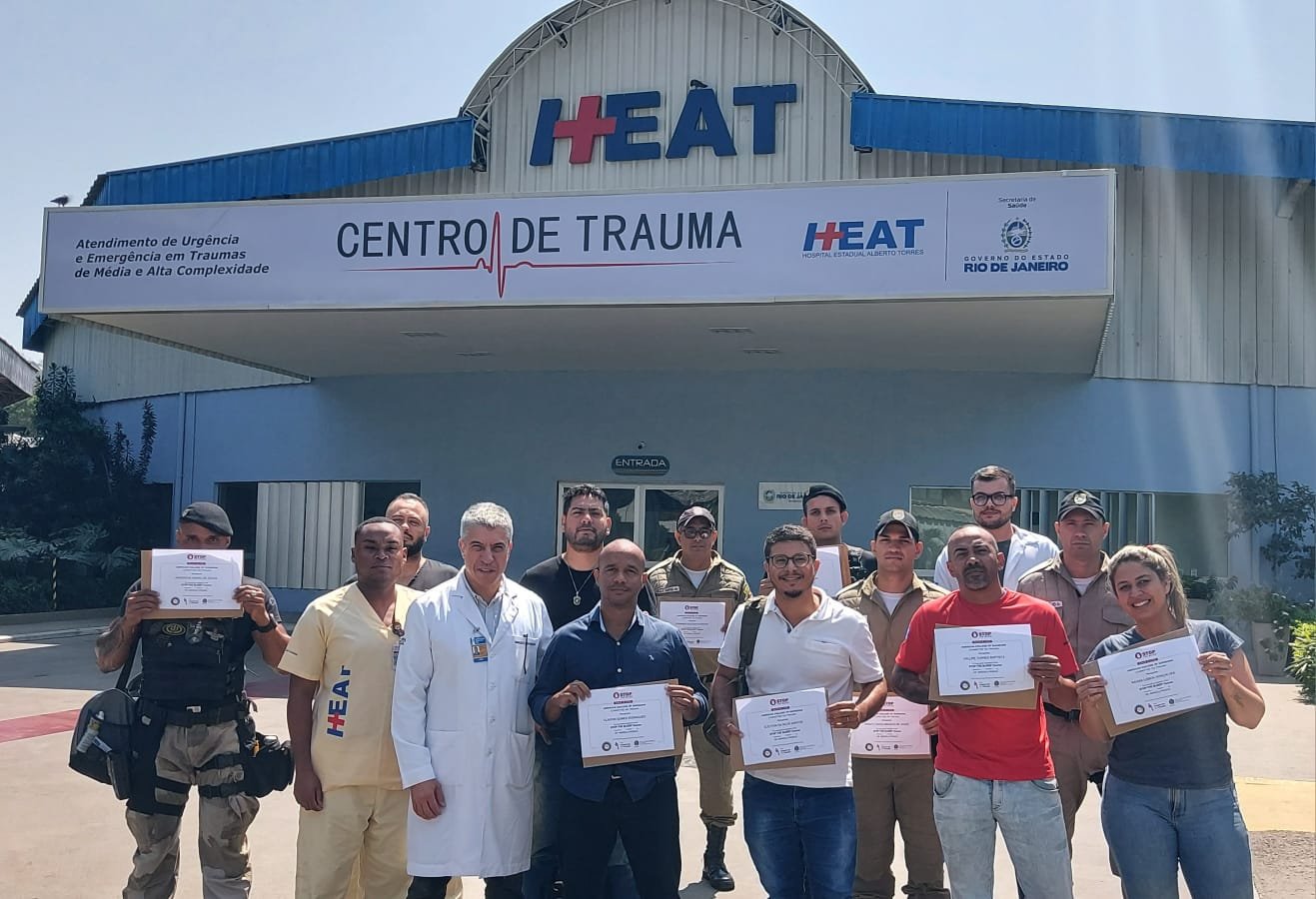 Heat faz Curso de Controle de Hemorragias para profissionais e leigos