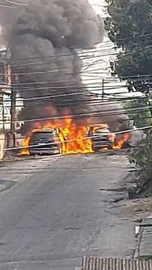 Depois de criminosos atearem fogo em barricadas e carros no Complexo do Salgueiro; escolas e hospitais ficam com funcionamento suspenso; com vídeos