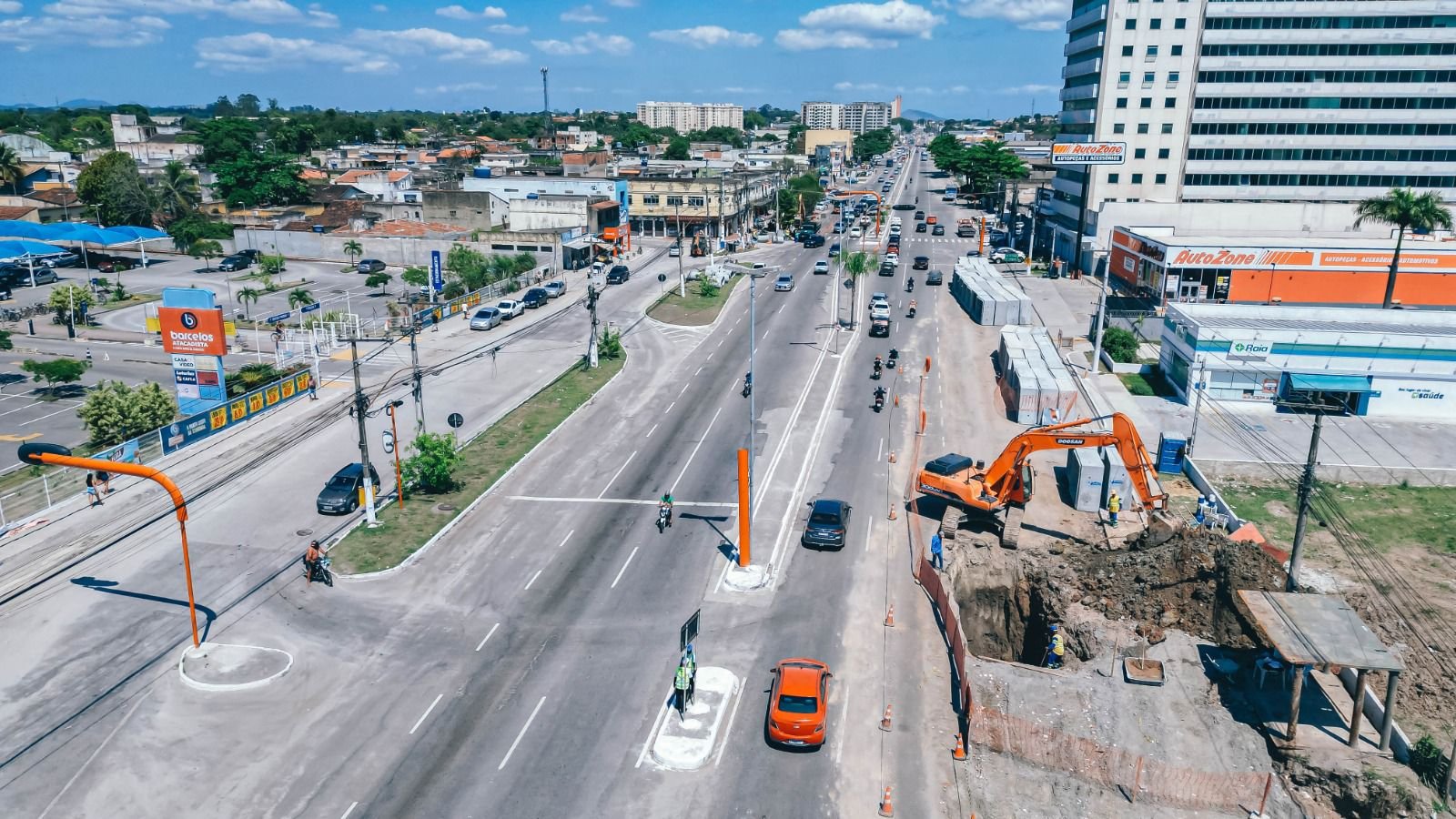 Obras de pavimentação e infraestrutura marcam o avanço da transformação em Itaboraí