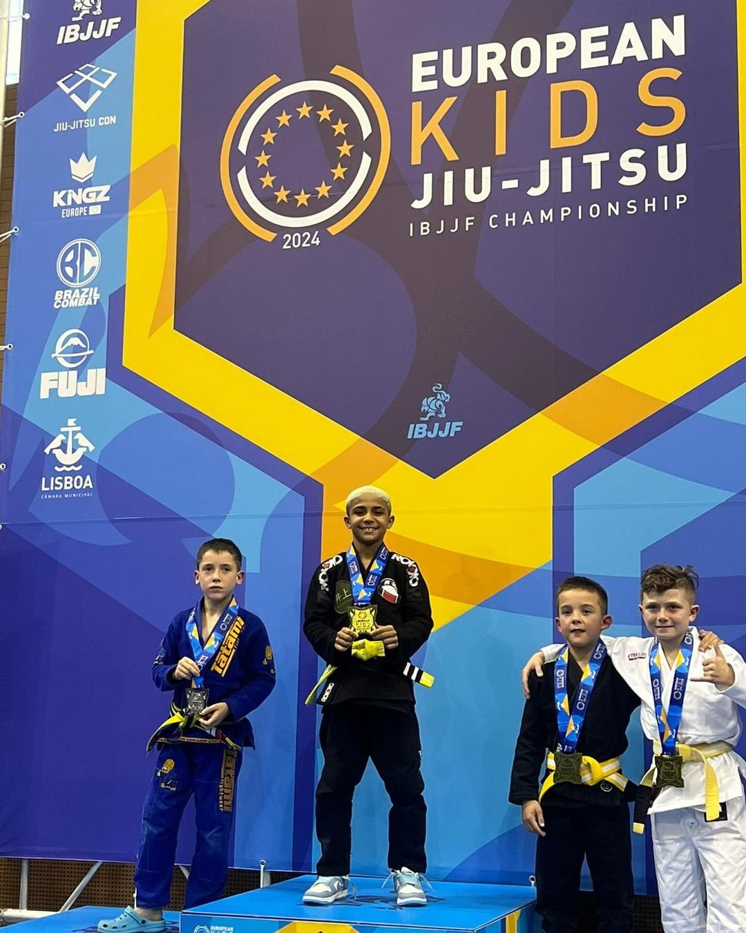 “Cavalo Doido” é campeão do European Kids no Jiu-Jitsu Championship 2024