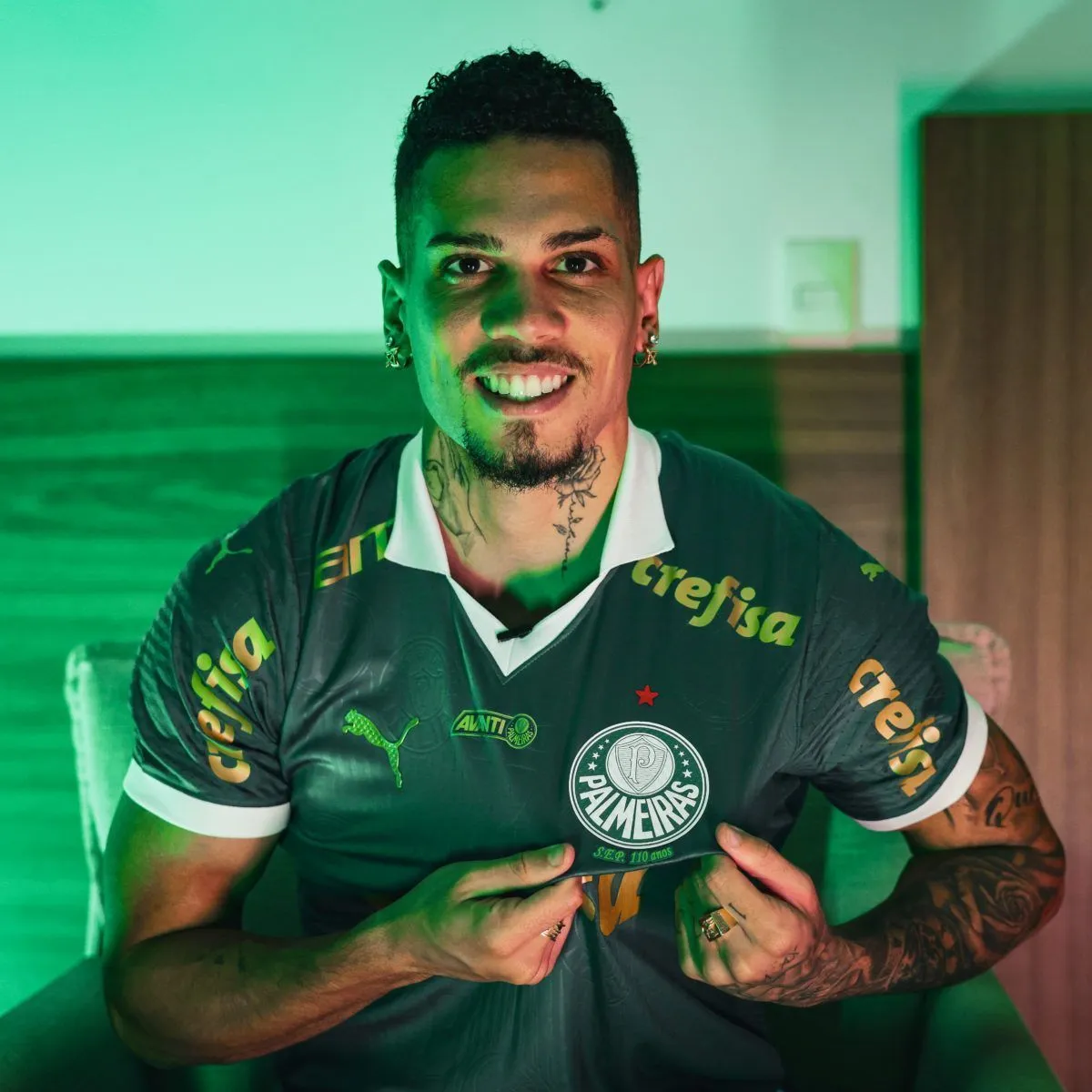 No Verdão: Palmeiras anuncia contratação do atacante Paulinho