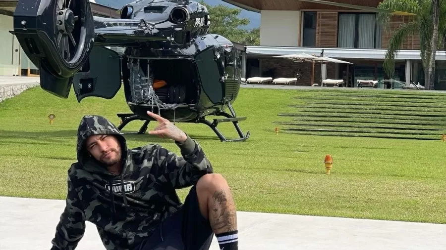 Neymar Jr. vai de helicóptero todo dia ao CT e gasta até R$ 7 mil em cada ida