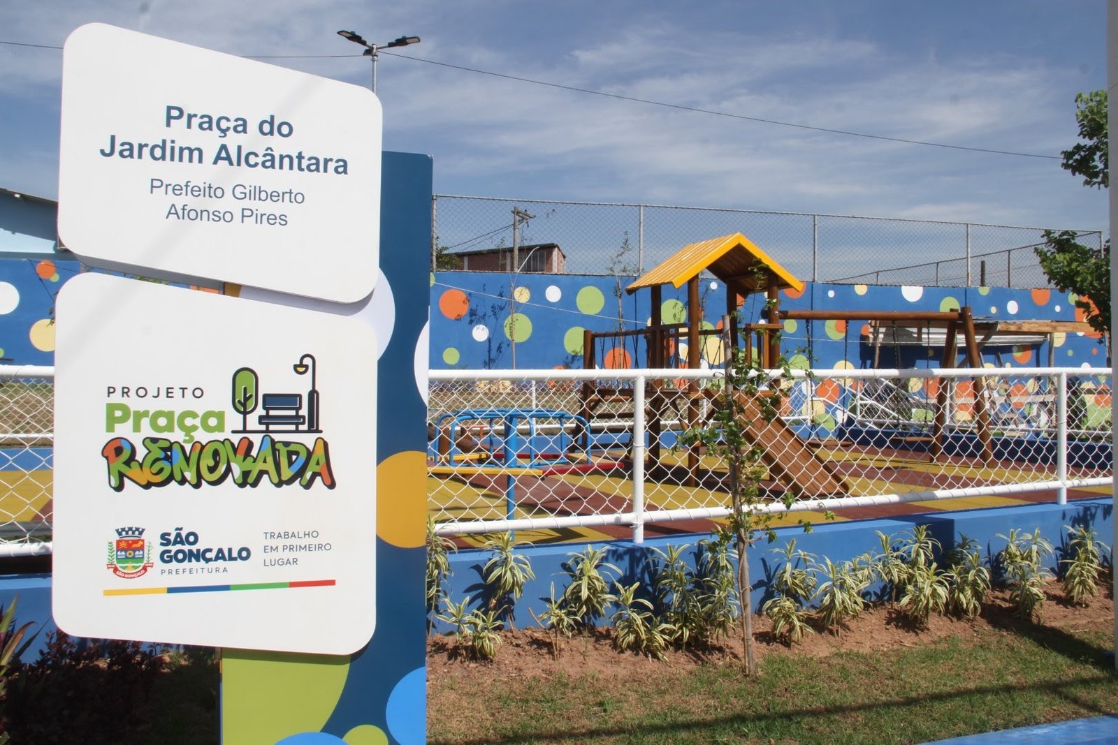 Grande festa: Nova praça do Jardim Alcântara será entregue neste sábado (8)