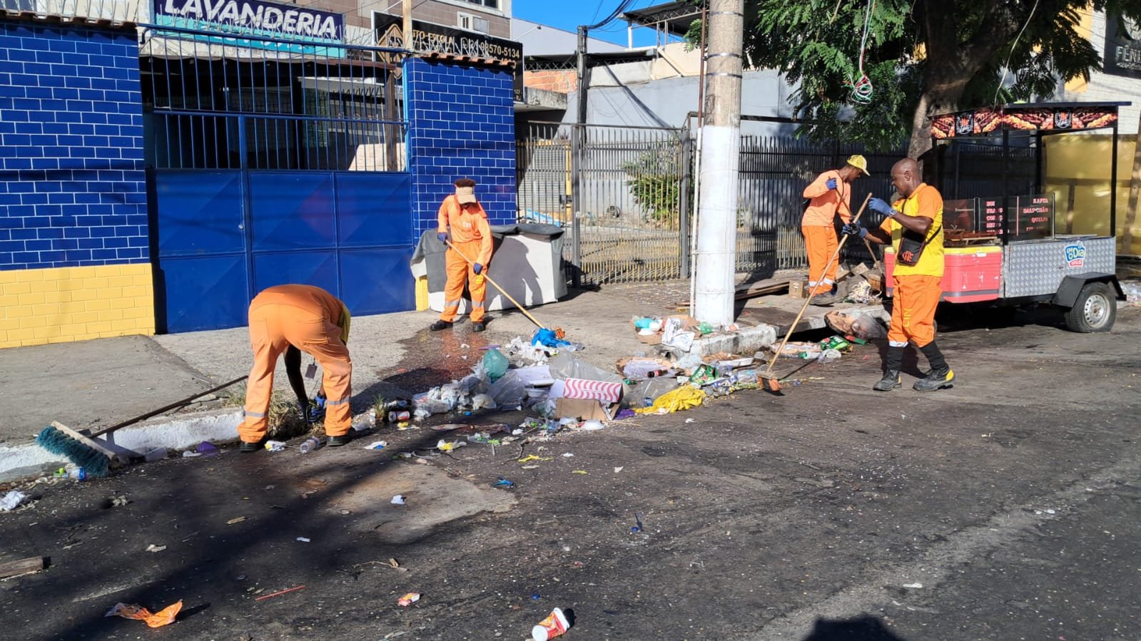 Clin recolhe mais de 200 toneladas de lixo durante o Carnaval