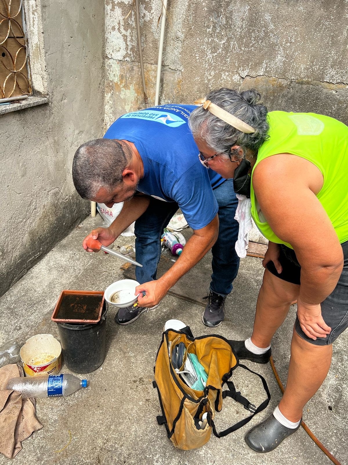 Vigilância Ambiental gonçalense faz ação contra dengue no Jardim Catarina