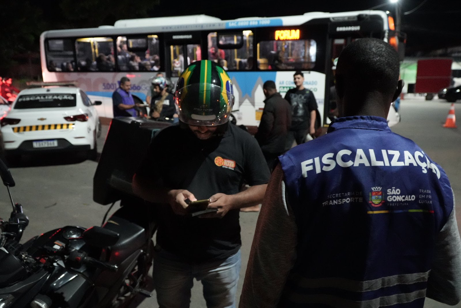 Operação conjunta em SG realiza nova ação de fiscalização contra motos barulhentas