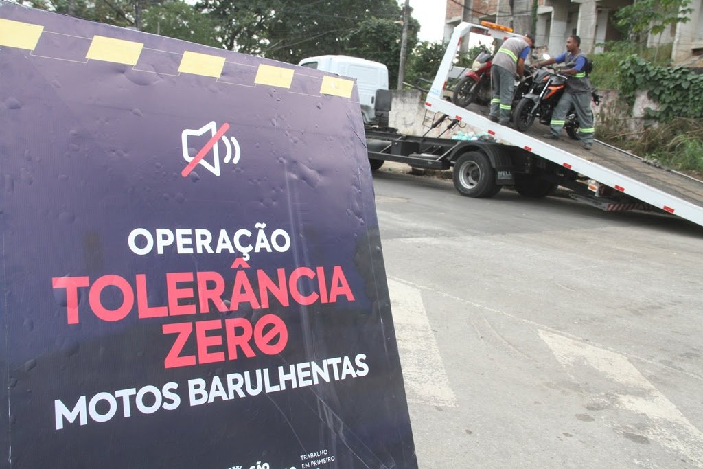 Operação Tolerância Zero: Ação contra motos barulhentas desta vez acontece no Galo Branco e na Água Mineral