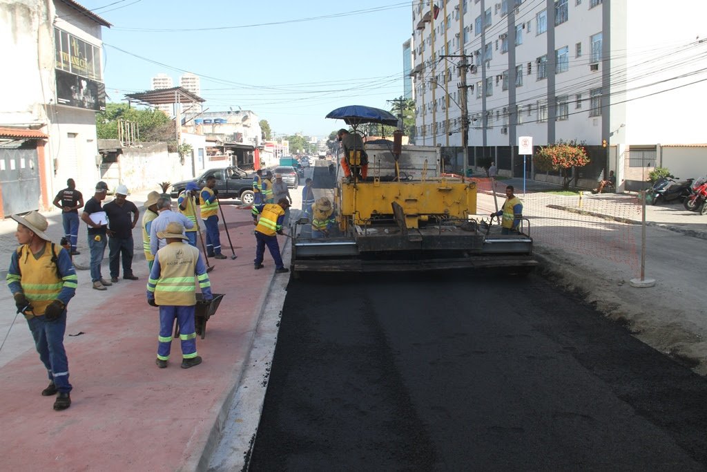 Obras em alta: Trecho do Muvi no bairro Estrela do Norte é pavimentado