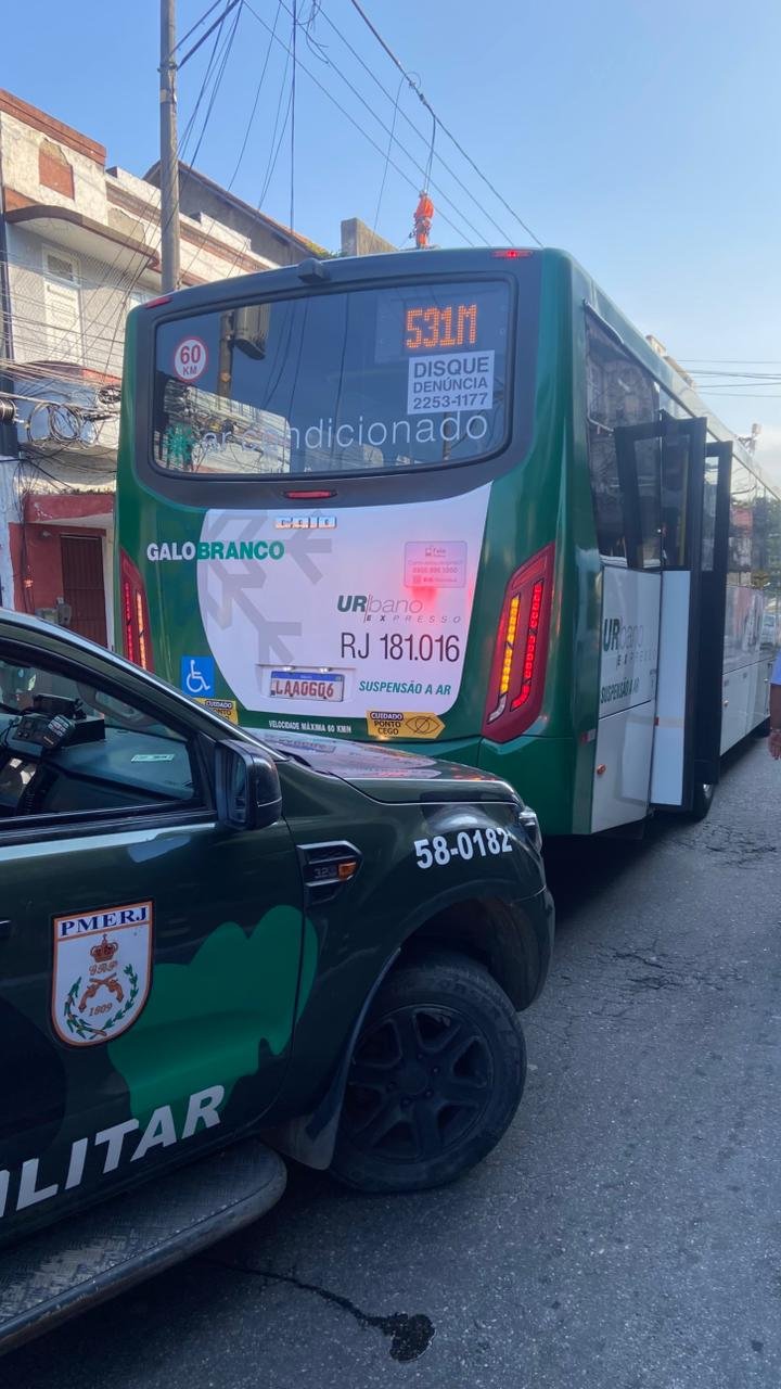 Homem é preso após se masturbar ao lado de adolescente dentro do ônibus 531, em Niterói