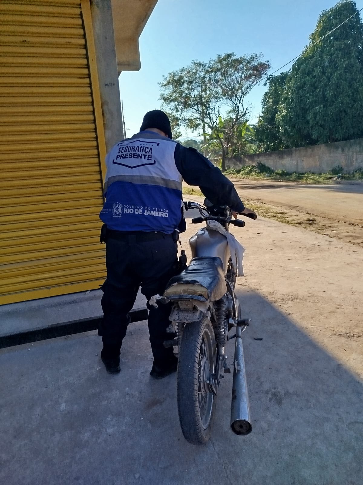 Moto roubada em Itaboraí é recuperada pelos policiais do Segurança Presente