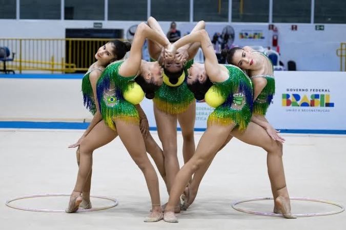 Ginástica rítmica: Brasil leva ouro inédito na Copa do Mundo, em Milão