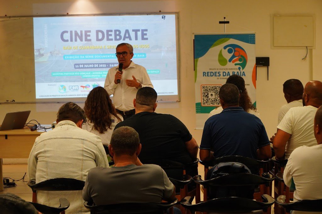 Gonçalenses recebem Cine Debate sobre uso compartilhado da Baía de Guanabara