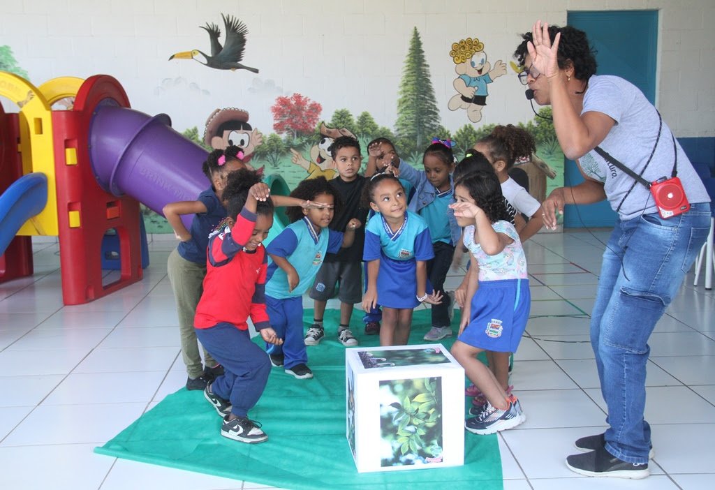 Alunos da rede municipal participam de mais uma atividade do projeto Meu Ambiente