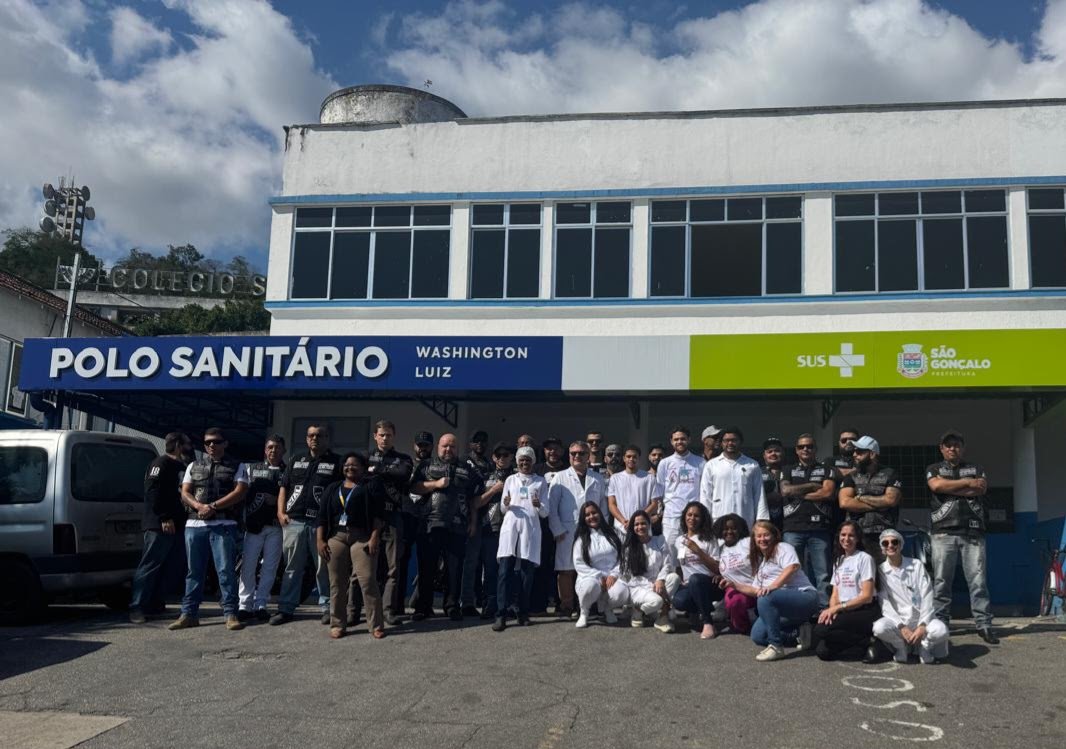 Hemonúcleo recebe doadores de motoclube gonçalense