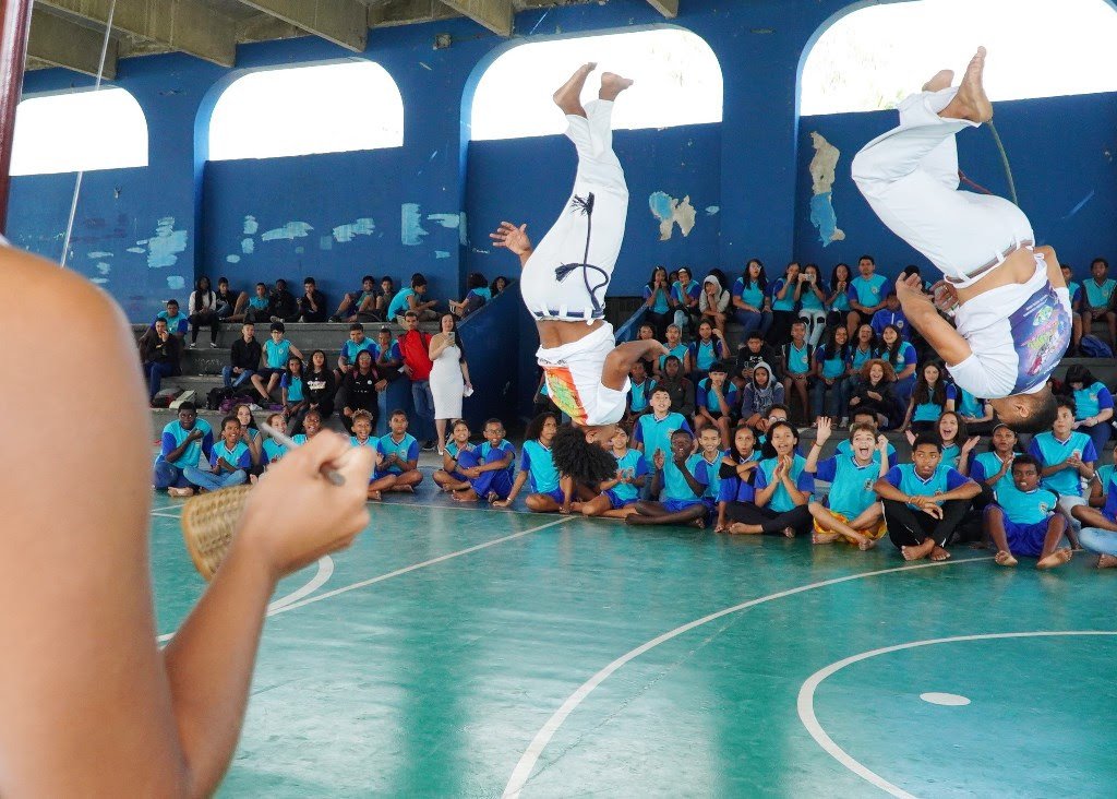 Capoeira é destaque em recreio dirigido em escola municipal de São Gonçalo