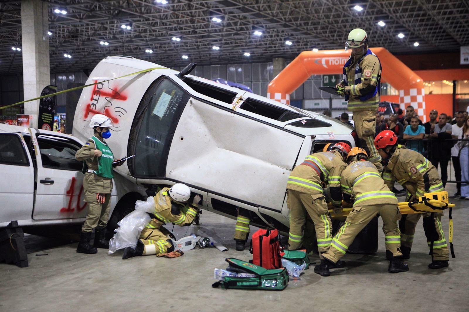 Corpo de Bombeiros RJ realiza Desafio Estadual de Salvamento Veicular e Trauma no Riocentro