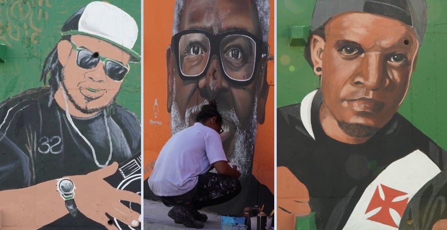 Cidade Ilustrada lança série de murais “Povo Preto de São Gonçalo” em homenagem a personalidades negras