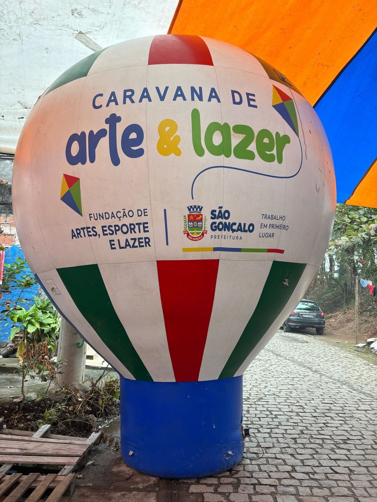 Caravana de Arte e Lazer garante manhã de diversão gratuita para crianças no Gradim