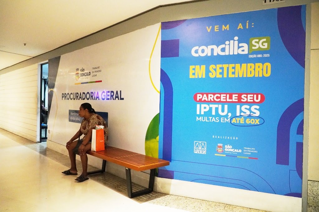 Atenção contribuintes! Faltam poucos dias para o início do “Concilia São Gonçalo 2025”