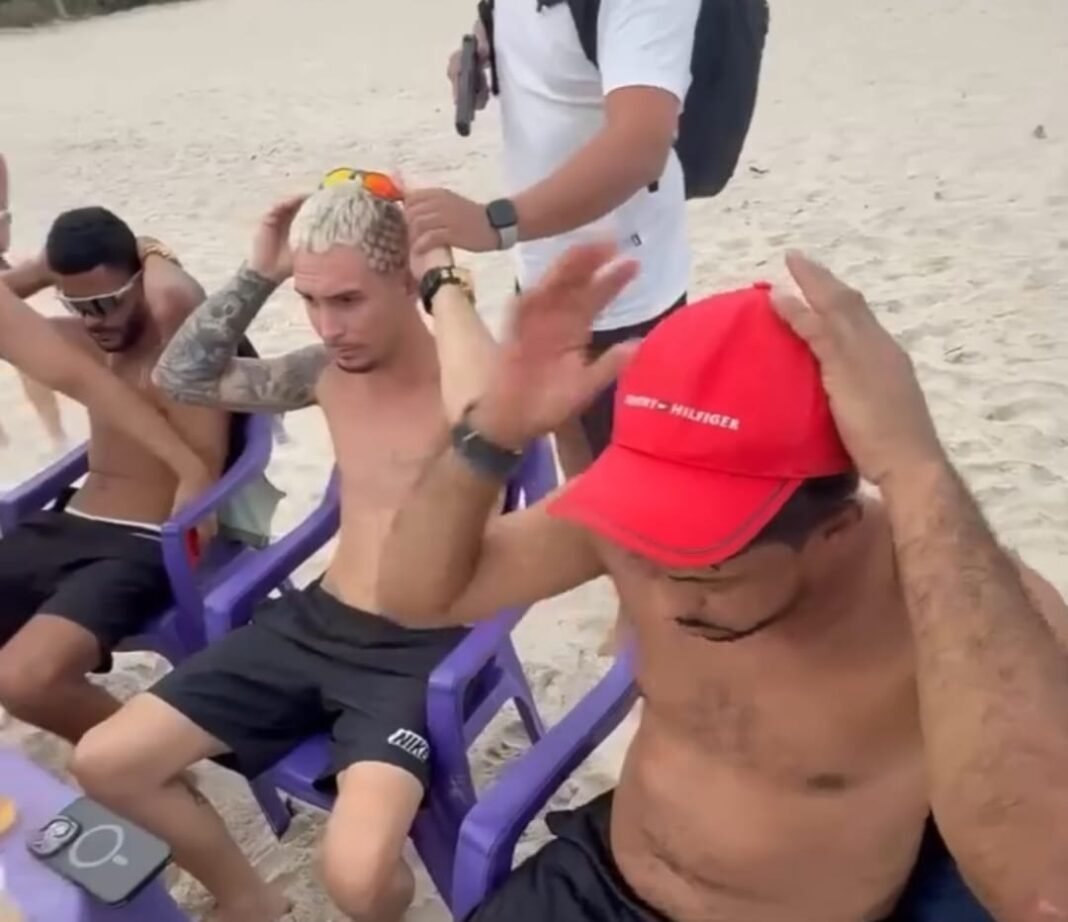 Líder do Comando Vermelho do Mato Grosso é preso curtindo praia em Niterói