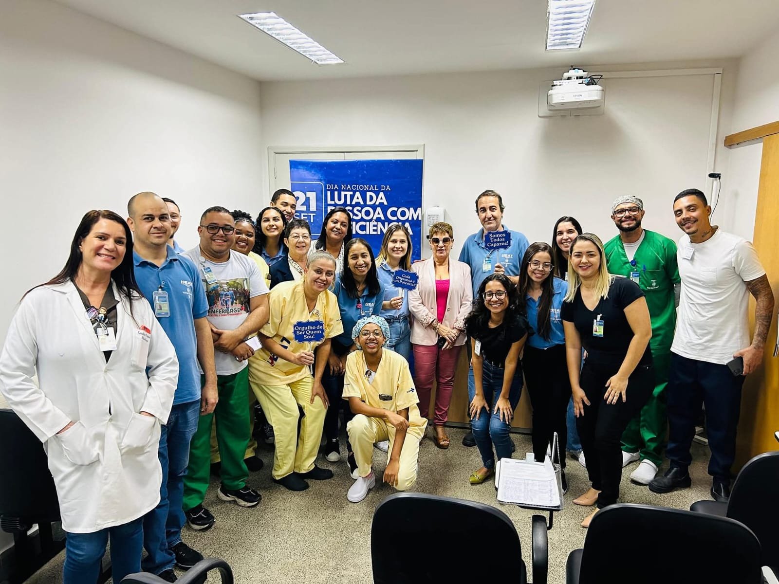 Hospitais promovem campanha de conscientização sobre inclusão social, acessibilidade e respeito às pessoas com deficiência