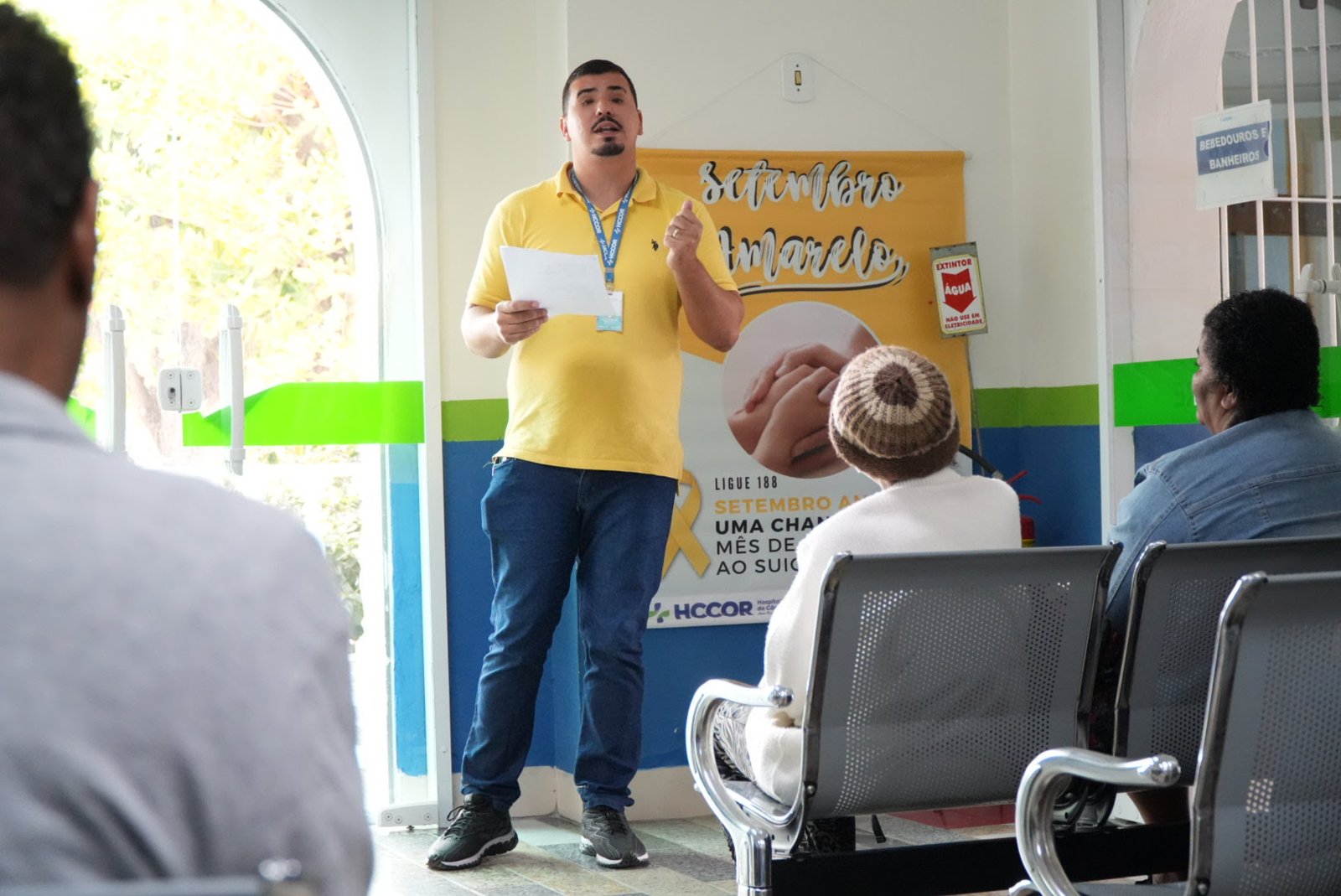 Em São Gonçalo, HCCOR faz ações na campanha Setembro Amarelo