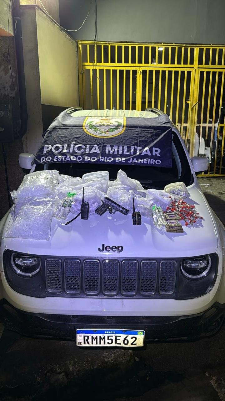 Serviço reservado do 7ºBPM prende suspeito de abastecer tráfico de Santa Luzia com drogas e armas