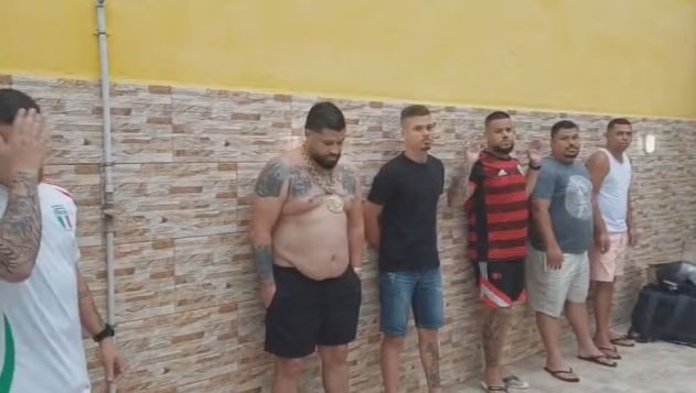 Polícia Civil flagra churrasco de milicianos em Santa Cruz e 6 são presos