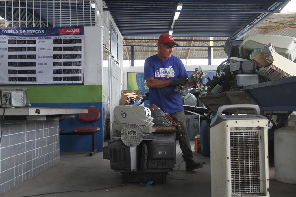 Ecopontos gonçalenses já reciclaram mais de 515 toneladas de materiais