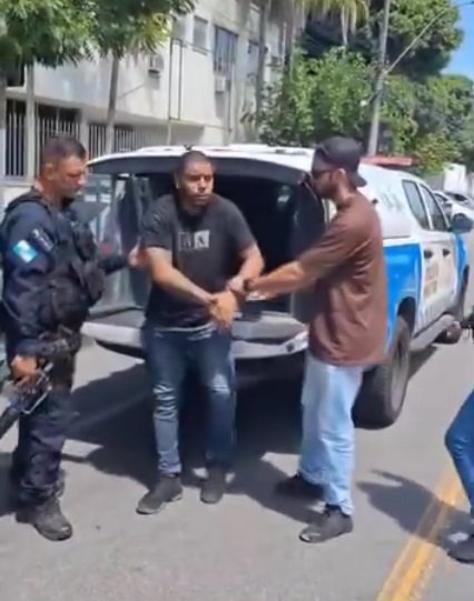 Polícia Civil prende ‘Salgado’, acusado de matar o policial militar De Paula na presença da família na João Brasil, em Niterói