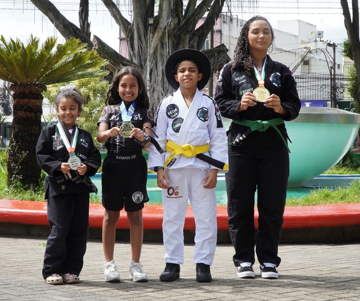 Atletas de São Gonçalo se destacam em competições internacionais de Jiu-jítsu