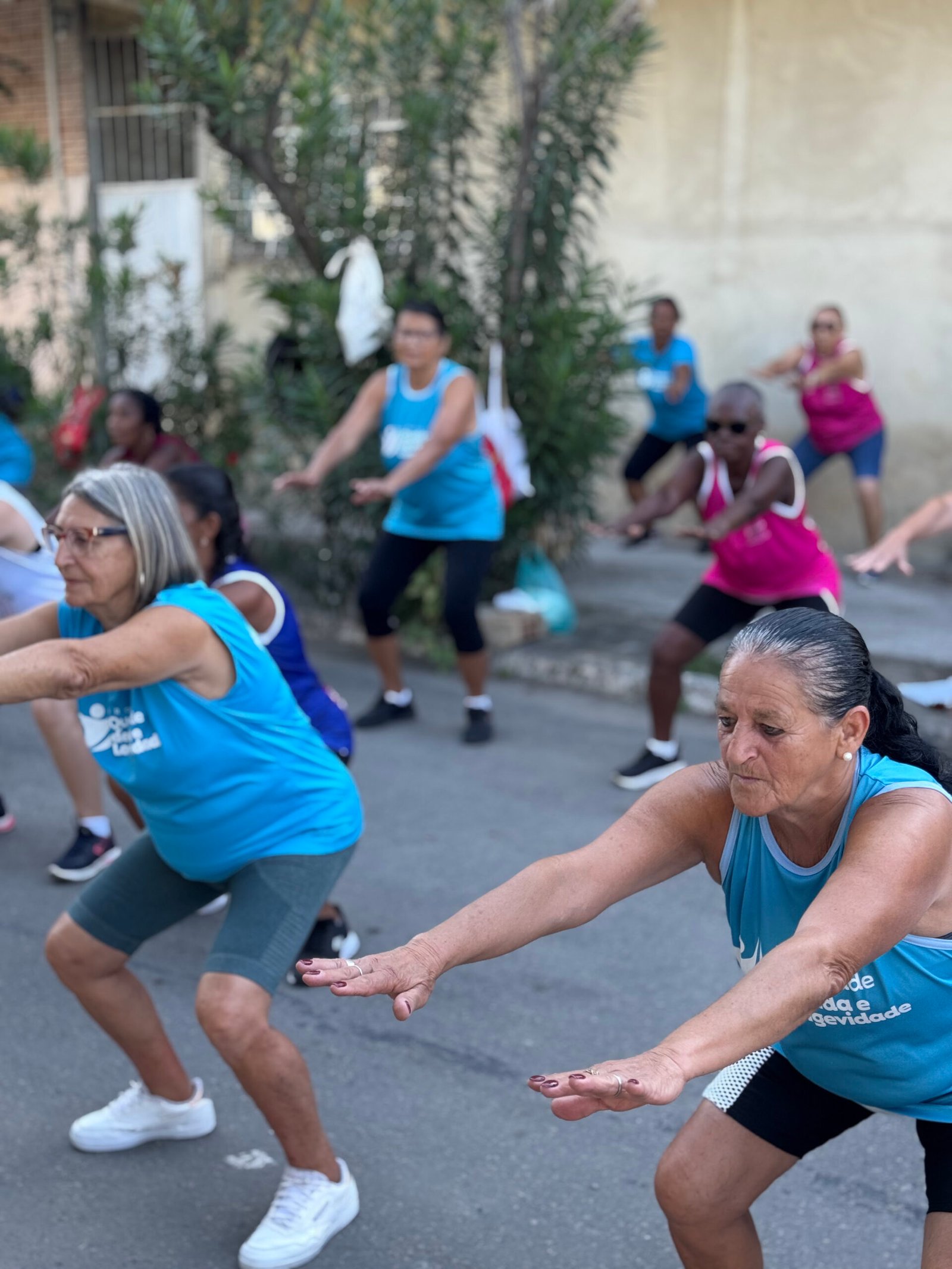 Novembro Azul é tema de aula de ginástica no Boaçu