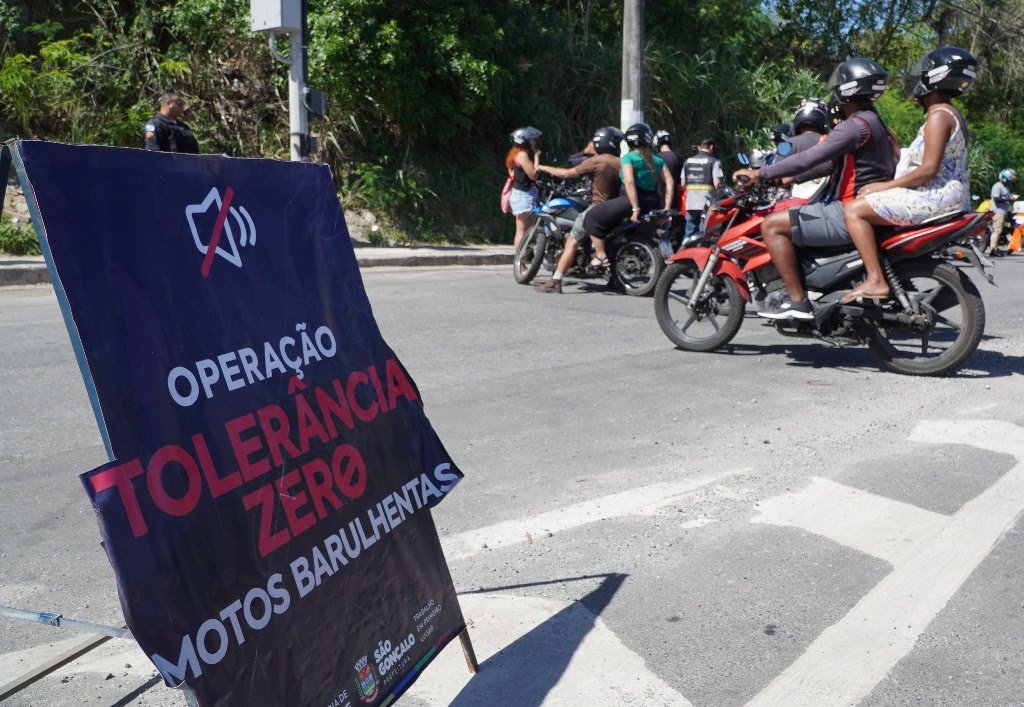 Em São Gonçalo, Operação Tolerância Zero realiza diversas abordagens a motociclistas