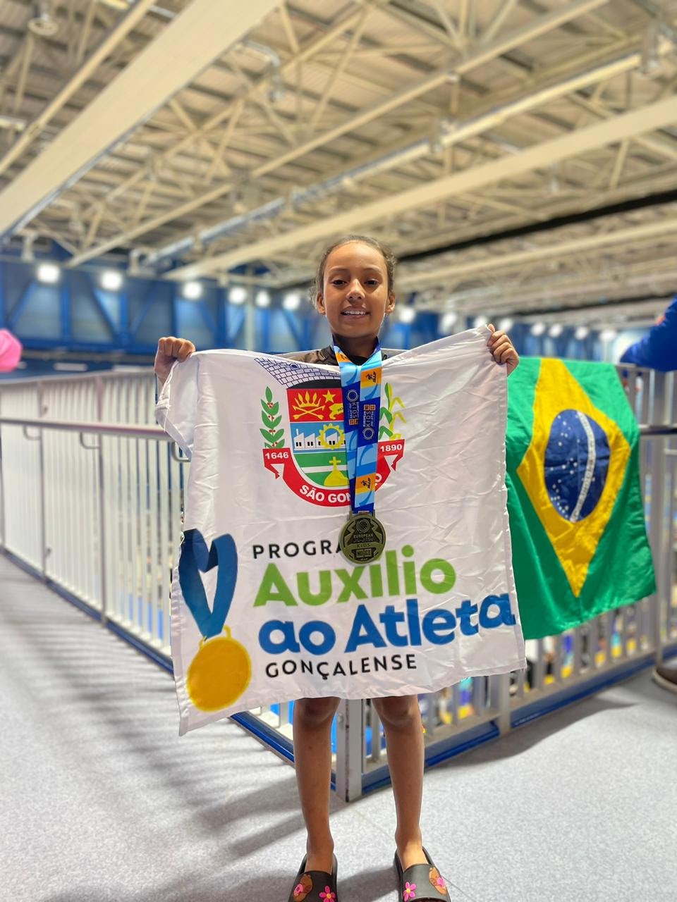 Atleta mirim de São Gonçalo conquista medalha em torneio internacional de jiu-jítsu