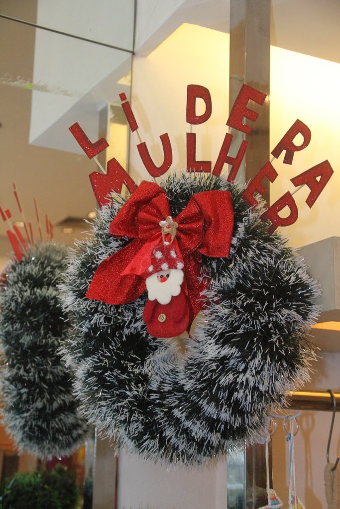 Ambiente natalino toma conta do Espaço Lidera Mulher