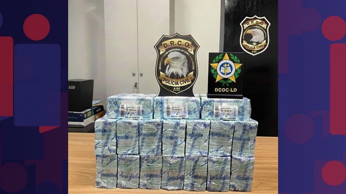 Polícia Civil do RJ desmantela esquema de lavagem de dinheiro do Comando Vermelho no Amazonas e apreende R$ 1,7 milhão