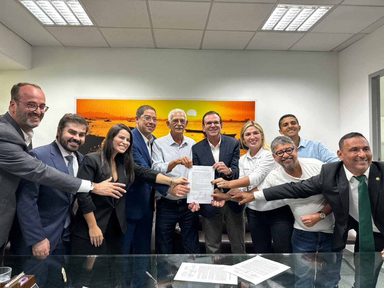Capitão Nelson celebra pacto histórico para garantir distribuição equitativa dos royalties do petróleo no Leste Fluminense