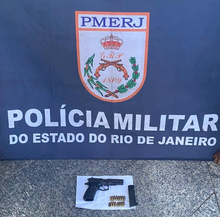 Homem detido com pistola afirma à PM que estava protegendo território contra avanço do CV