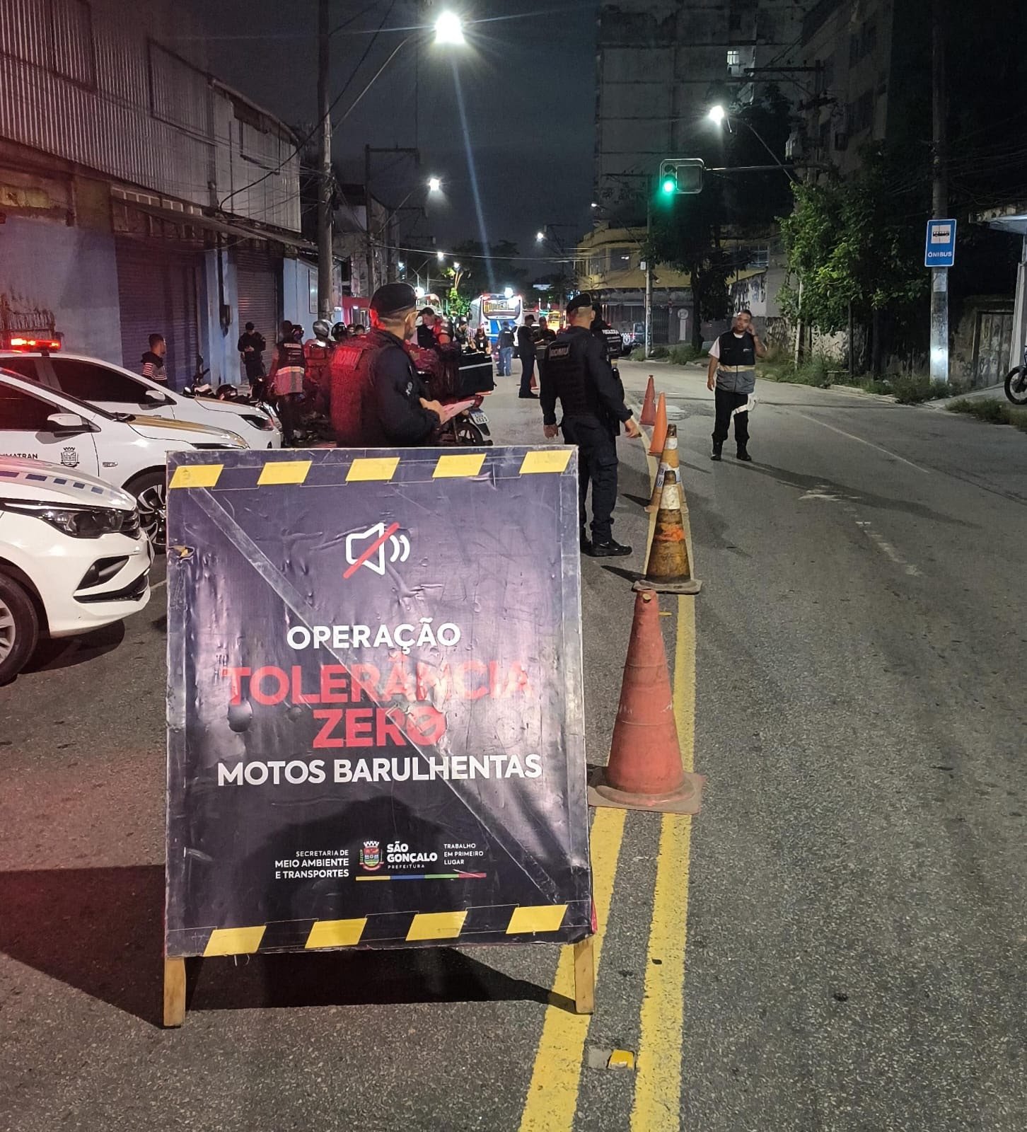 Operação Tolerância Zero realiza abordagens a motocicletas no bairro Antonina, em São Gonçalo