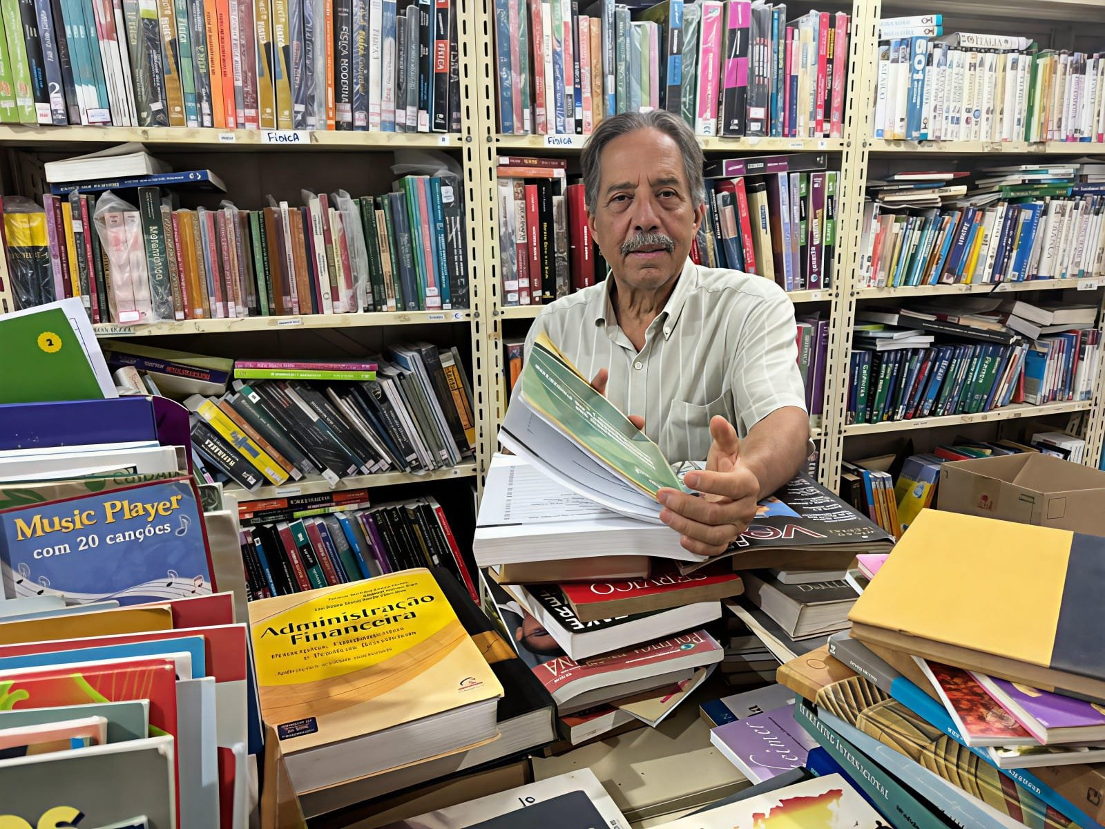 Livraria niteroiense foi a primeira no país a adotar a escala 5X2