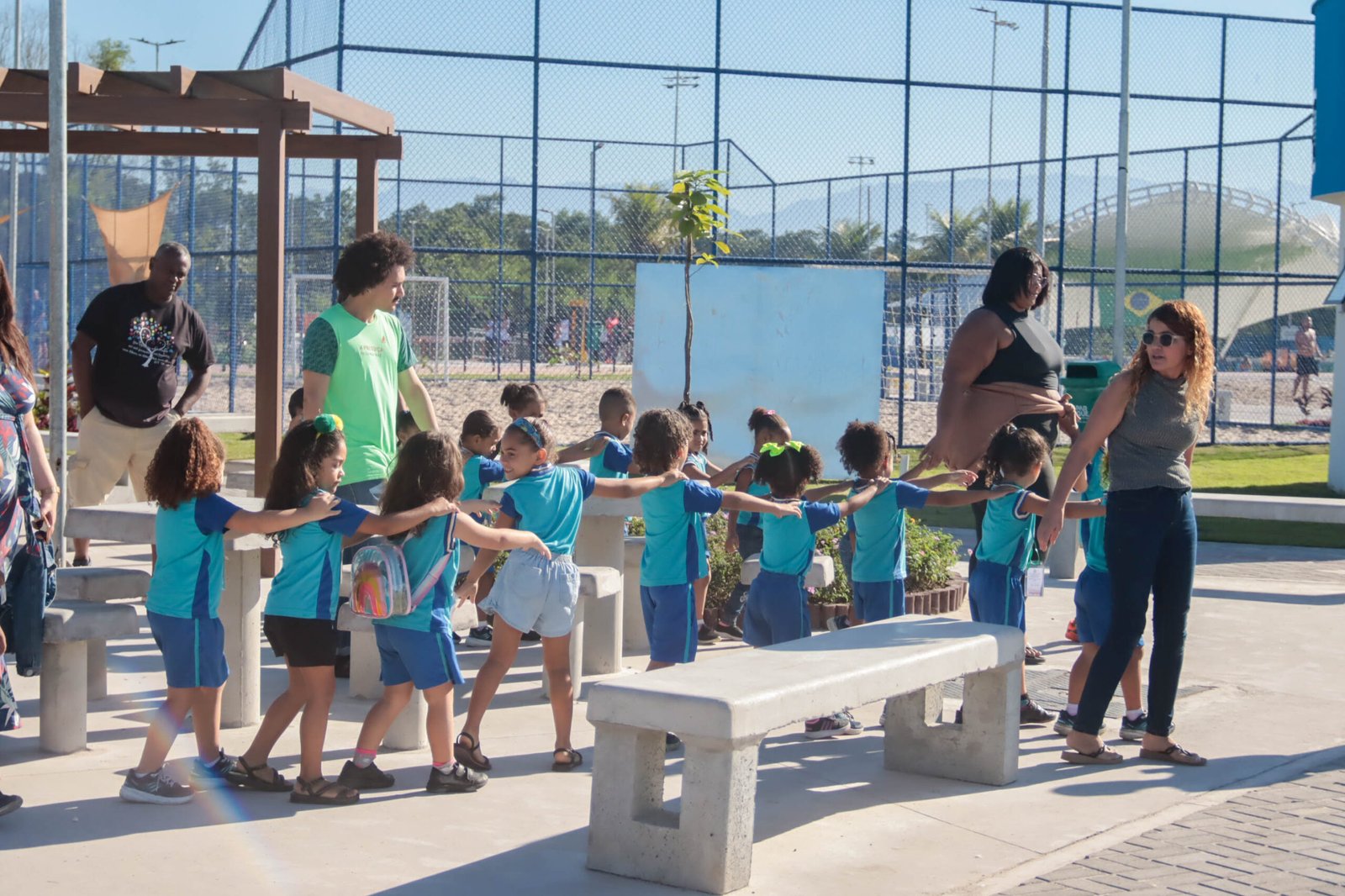 Alunos da rede municipal de São Gonçalo visitam o Parque RJ Nosso Sonho