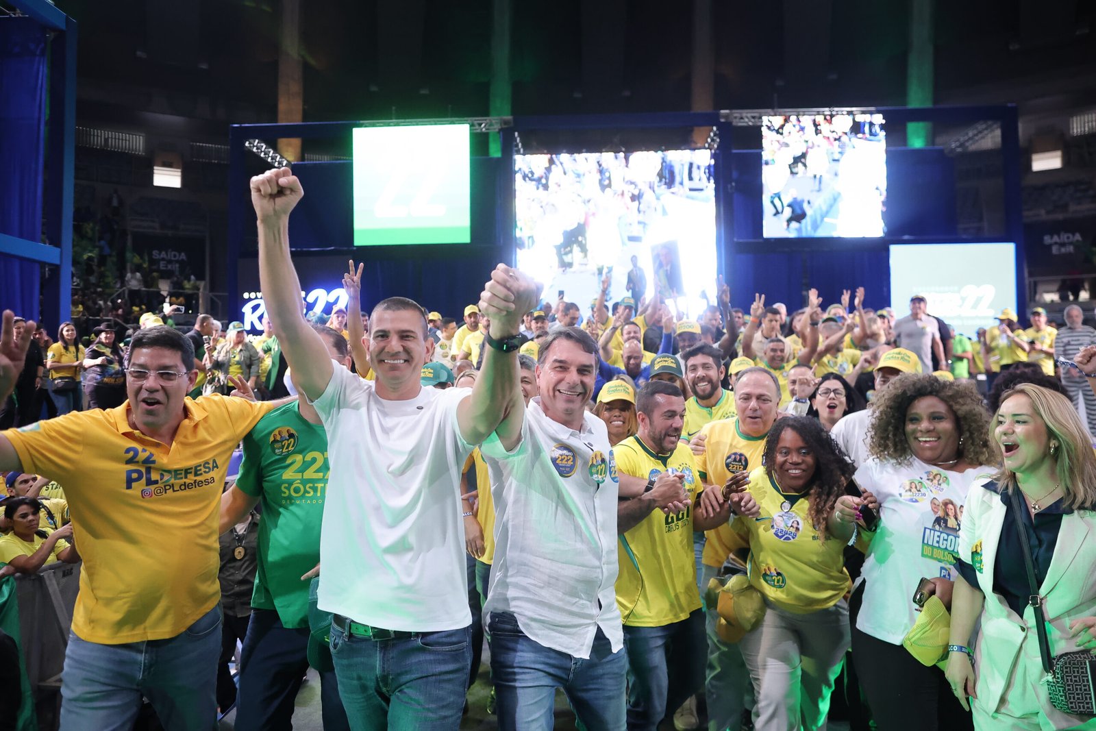 Maracanãzinho lotado marca lançamento de Douglas Ruas ao Governo do Rio