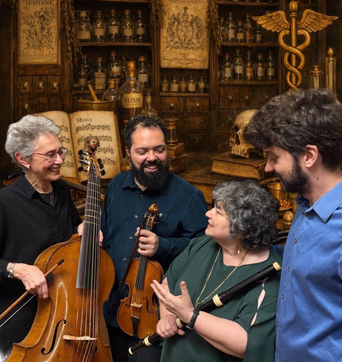 Grupo com instrumentos de época encerra a temporada de 2026 no Theatro Municipal