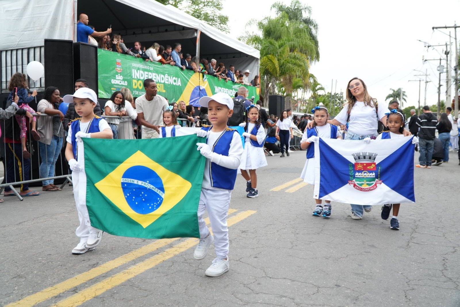Prefeitura de São Gonçalo promove tradicional desfile cívico em Santa Izabel