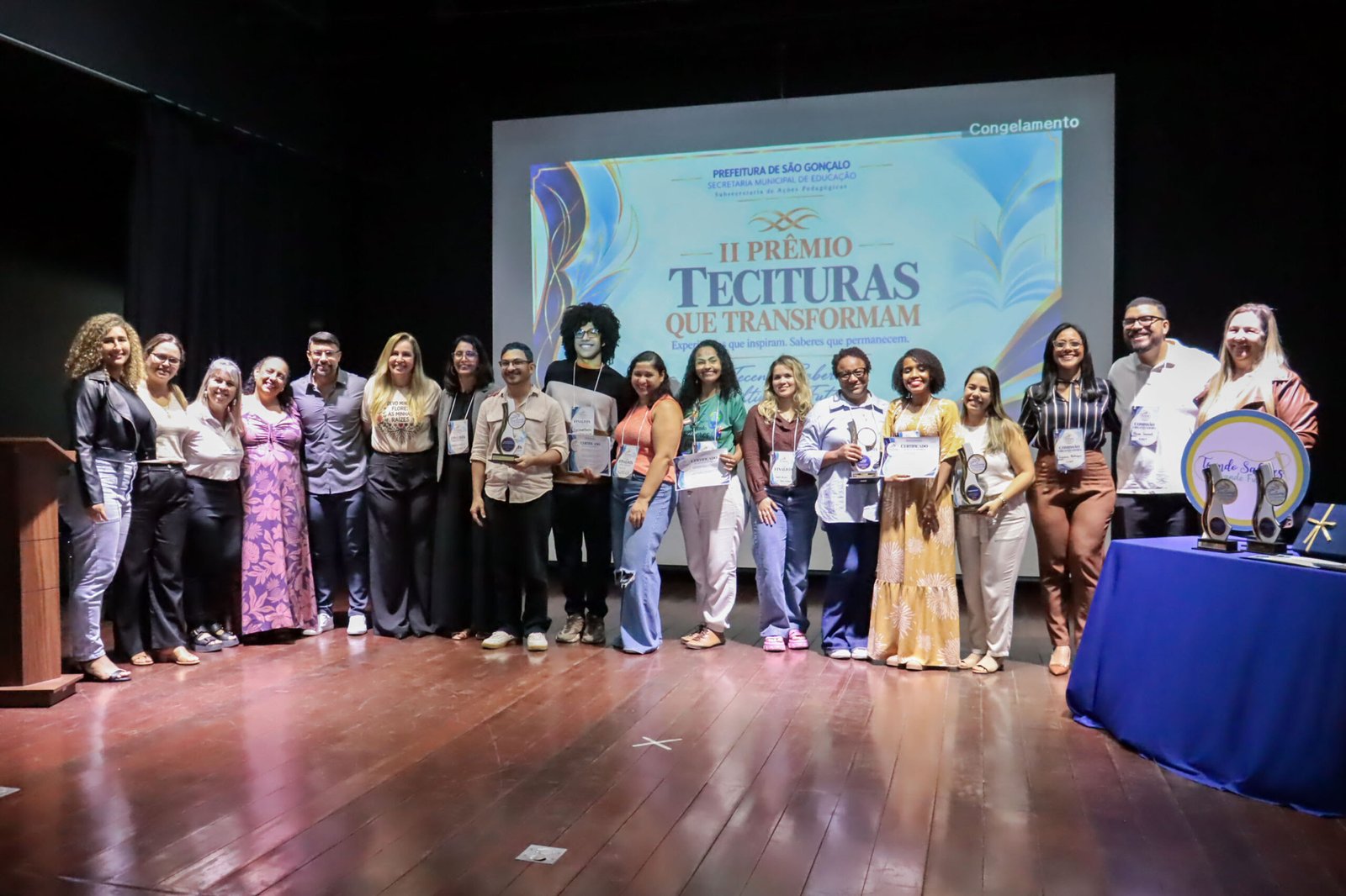 Profissionais da rede municipal de ensino compartilham experiências pedagógicas em mostra no Sest Senat
