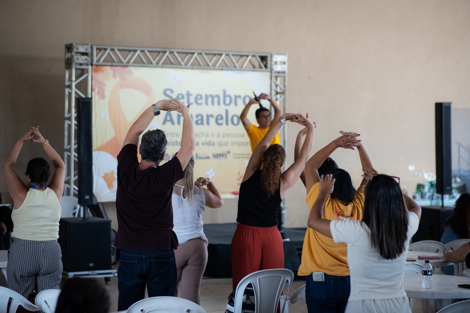 Servidores municipais de Itaboraí recebem ações de cuidado e acolhimento no encerramento do Setembro Amarelo