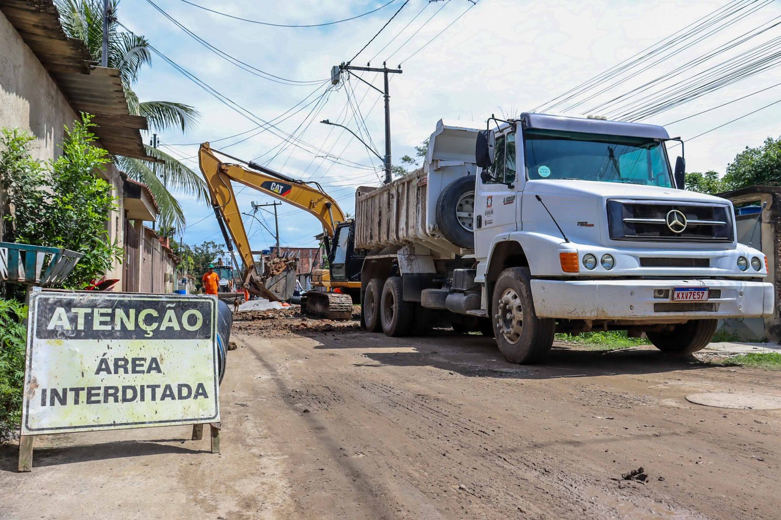 Capitão Nelson destaca início das obras de infraestrutura na Ipuca, no Jardim Catarina